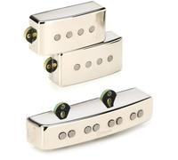 DiMarzio DP 306N Sixties P + J™ Pair - Juego de pastillas para bajo eléctrico, cubierta de níquel