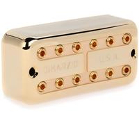 DiMarzio® Pastilla Super Distor'Tron™, espaciada en F, cubierta dorada, inserto crema