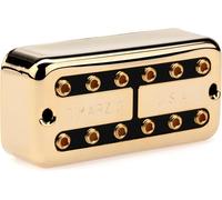 DiMarzio® Pastilla Super Distor'Tron™, espaciada en F, cubierta dorada, inserto negro