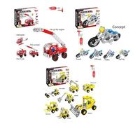 Dimasa- Set CONSTRUCCION Creative Metal Juegos, Multicolor, Normal (DIM12012)