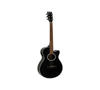 DIMAVERY AW-400 Western Guitarra Negro
