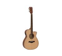 DIMAVERY AW-420 Westerngitarre, Sapele,Natural