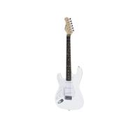 DIMAVERY ST-203 E-Guitar LH, blanco