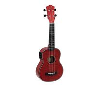 DIMAVERY UK-100 - Ukelele soprano, color rojo