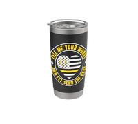 Dime lo peor y te enviaré Save Lives 911 Dispatcher Vaso térmico de acero inoxidable de doble pared