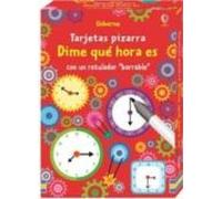 Dime qué hora es (Tarjetas pizarra)