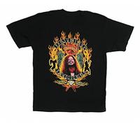 Dimebag Darrell Shine on Flames 1966 2004 Black T-Shirt New Black(Small)