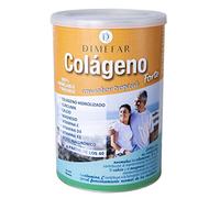 DIMEFAR - Colágeno Forte Polvo - Sabor Tropical - Refuerzo y Mantenimiento Dolor de Huesos, Músculos, Articulaciones - Cúrcuma + Cálcio + Vitamina D3 + K2 + C + Magnesio + Ácido Hialurónico, 300g