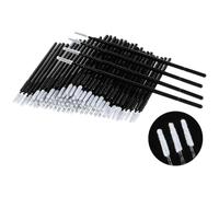Dimeho 200 microcepillos, microaplicadores para extensión de pestañas, microswabs de precisión, aplicadores de rímel de pestañas, de microfibra, para labios, rímel, cepillo para ojos, pestañas, cejas