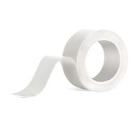 Dimeho Cinta autoadhesiva 25 mm x 10 m Cinta adhesiva PTFE Cinta tela revestida baja fricción blanca resistente al calor la abrasión Cinta deslizante para cajones Cortinas Muebles