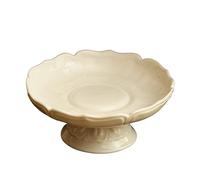 DIMEIYAN Plato de fruta de Buda, bandeja de tributo exquisita, platos de fruta de cerámica for el hogar de 16 cm, ofrendas de templo budista, platos de loto for Buda