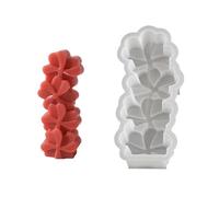 Dimensional Floral Silicone Mold For Soaps Stick Quick Demolding Feature Included High Temperature Resistant Mold