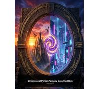 Dimensional Portals Fantasy Coloring Book: 107 Magical Gateways Between Worlds - Two Worlds in Every Page
