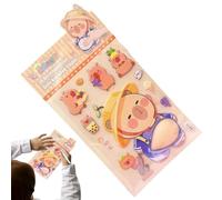 Dimensional Stickers - Raised Craft Embellishments for Journals Cards | Colorful Foam and Vinyl Materials with Peel and Stick Backing, Decoration Pack, Creative Scrapbook Supplies 5.12x9.84x0.04 in