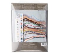 Dimensiones colecci?n oro punto de cruz contado Winters Hush, Aida gris, 16 x 10, 16 unidades