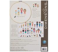 Dimensions 70-35332 - Kit de Punto de Cruz con aro: Todo en la Familia