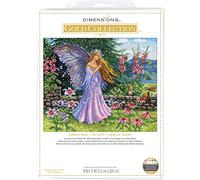 Dimensions 70-35410 Gold Collectiom Summer Fairy - Kit de punto de cruz, 14 x 12 pulgadas, 16 cnt. gris Aida, 6 unidades