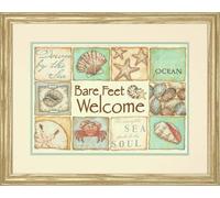 Dimensions BIENVENIDOS Descuentos, Algodón, Blanco, by The Yard