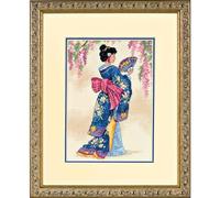 Dimensions Collezione Gold Petite Geisha Elegante contato Punto Croce K-5 "X 7"