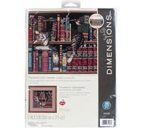 Dimensions FRED'CK The Literate, algodón y Aida, Multicolor, Talla Unica