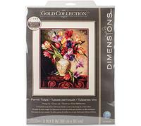 Dimensions/Gold Collection Counted Cross Stitch Kit 12"X15"-Parrot Tulips (18