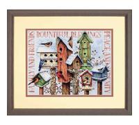 Dimensions Juego de punto de cruz "Vivienda de invierno", Patrón de conteo, 35,5