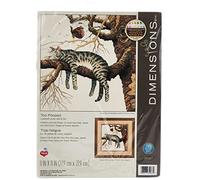 Dimensions - Kit de Punto de Cruz contado - Too Pooped - 35087 - Arte y Manualidades para Adultos - 14 Unidades Aida - 11 x 11 Pulgadas