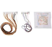 Dimensions, Lana, Punto de Aguja de Gatito con Ojos Cruzados, S