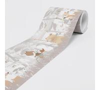 Dimex - Borde autoadhesivo ANIMALES EN EL BOQUE - Borde de pared - Tatuaje decorativo de pared para paredes, muebles, techos, papel pintado, puertas - 5 m x 0,15 m por rollo