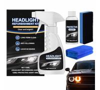 Diminishty Headlight Cleaner, Supani Headlight Restoration Fluid Kit, Q4 Headlight Restoration Polish, Automotive Headlamp Restoration Fluid Kit for All Vehicle Types (1)