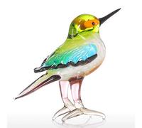 Diminuto regalo de regalo de vidrio Ornamento de vidrio Figurina de animales Handblown Decoración para el hogar Multicolor