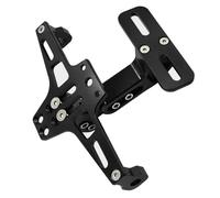 DIMITU Marco de aluminio para matrícula trasera de motocicleta, marco de matrícula ajustable