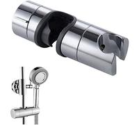 DIMJ - Soporte de ducha de mano reemplazable, soporte de alcachofa de ducha, 18-25 mm de diámetro ajustable, ABS cromado