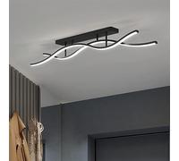 Dimmable Ceiling Light Creative Wave LED Corridor Ceiling Lamp Restaurant Chandelier Indoor Ceiling Light Entrance Lighting Cloakroom Lamp Made in China