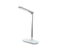 Dimmable Desk Lamp, Folding Led Table Light, Wireless Charging and Adjustable Brightness, 57cmx22.44 Inches for Use in Reading, Bedroom Lighting, and Home Office Setup