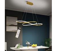 Dimmable LED Ceiling Pendant Light Fixture Restaurant Hanging Lamp with Remote Control,Height Adjustable Ceiling Lights,Modern Creative Design Chandelier,for Kitchen Island Bar Cafe Dining Room Table