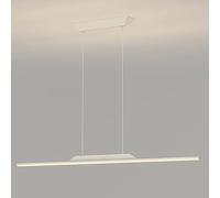 Dimmable Linear Pendant Light Fixture 16W/20W/24W LED Chandelier Dining Room Island Long Hanging Light Nordic Restaurant Office Bar Coffee Pendant Lamp