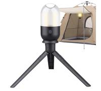 Dimmable Rechargeable Camping Lantern with Stand, Multifunctional Waterproof Portable Light, Cordless Flashlight for Tent, Outdoor, Indoor, Hiking, and Fishing, 3.03x1.38 inches
