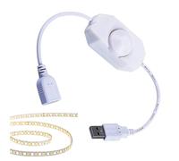 Dimmer Controller - Strip Light Touch Knob, USB Light Dimmer with Multifunctional Dimming Control, Accessories for Home Bedroom Kitchen Desk Ceiling RGB LED Strip Lighting