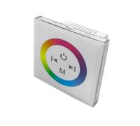 Dimmer de pared RGB, sensor de luz, montaje sencillo, control de intensidad, ideal para personalizar ambientes y mejorar la iluminación.