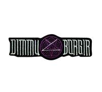 Dimmu Borgir Black Metal parche patch bordado con logotipo para planchar de hierro en apliques