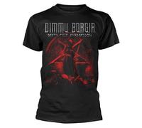 Dimmu Borgir Death Cult Pentagram Camiseta, Negro , XL
