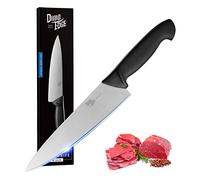 dimoedge Cuchillo de Chef con Acero Inoxidable, Cuchillo Cocina Profesional Multiusos para Cortar Carne, Súper Afilado Hoja 20 cm