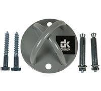 dimok Soporte de Techo de Anclaje de Cuerda de Combate para Correas de suspensión, Columpios de Yoga, Anillos de Gimnasia y Equipo de Boxeo X-Grande Plata