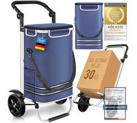 Dimono® Carro de la Compra Plegable 3 en 1, 56 l con Bolsa Térmica