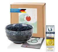 Dimono Original taza de té Matcha de cerámica - Tazón de té japonés Tazón de té Matcha de arcilla cocida