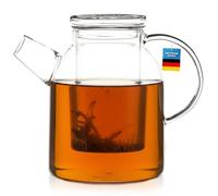 DIMONO® Tetera de Cristal con Filtro 1500 ml - Vidrio Borosilicato