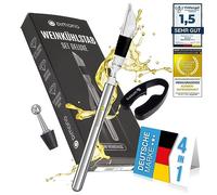 Dimono® Varita Enfriadora de Vino 3 en 1 Enfriador de Botellas Premium, Decantador con Pitorro, Tapón y Cortador de Vino; Set de Regalo Enfriador de Vino de Lujo.