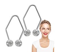 Dimple Maker para la cara, entrenador de hoyuelos faciales, 2 piezas de entrenamiento de hoyuelos faciales | Dispositivos naturales Dimples Cuidado y ejercicios faciales portátiles para mujeres y