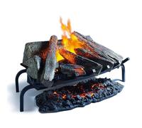 DIMPLEX Optimyst Silverton-Chimenea eléctrica Efecto Llama, Madera sintética, Negro, B 68 x H 31 x T 35 cm
